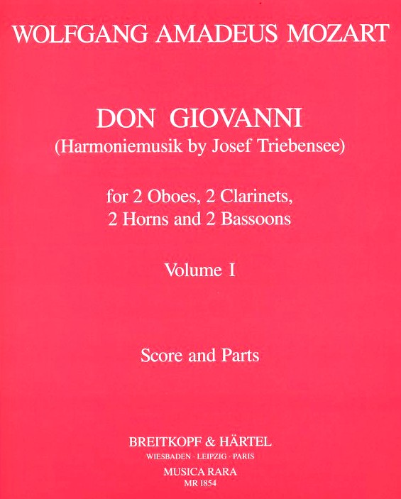 W.A. Mozart: &acute;Don Giovanni&acute; fr<br>Blseroktett Bd. 1 - bearb. Triebensee