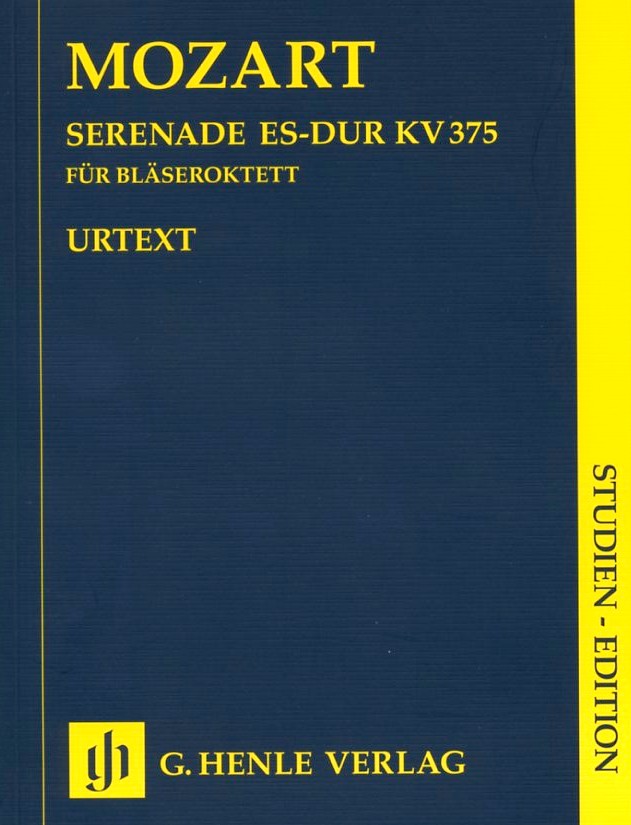 W.A. Mozart: Serenade Es-Dur<br>KV 375 - Blseroktett / Partitur /Henle