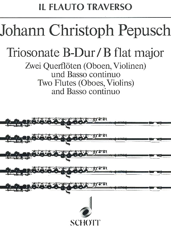 J.Chr. Pepusch: Triosonate in B-Dur<br>fr 2 Oboen + BC