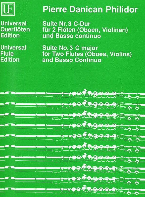 P. Danican-Philidor: Suite Nr. 3 - C-Dur<br>fr 2 Oboen (Flten, Vl.)  + BC