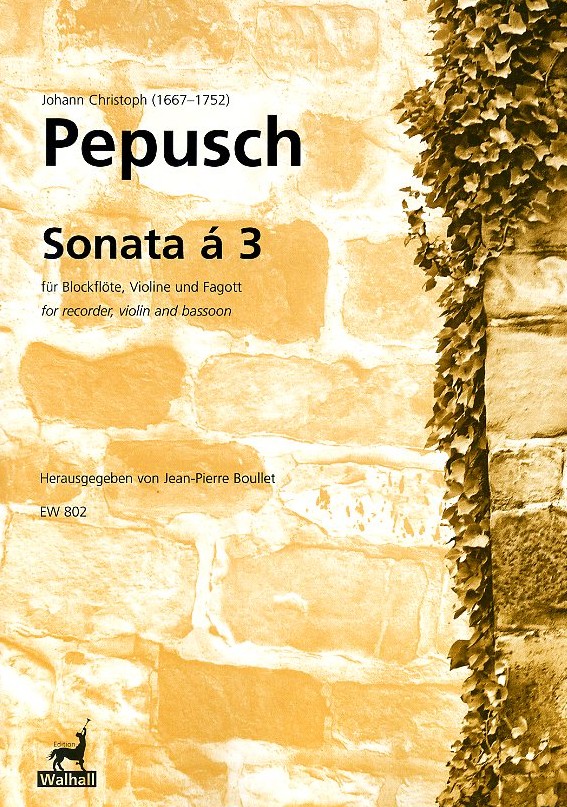 J.Chr. Pupusch: Sonata a 3 - Flte(Oboe)<br>Violine + Fagott