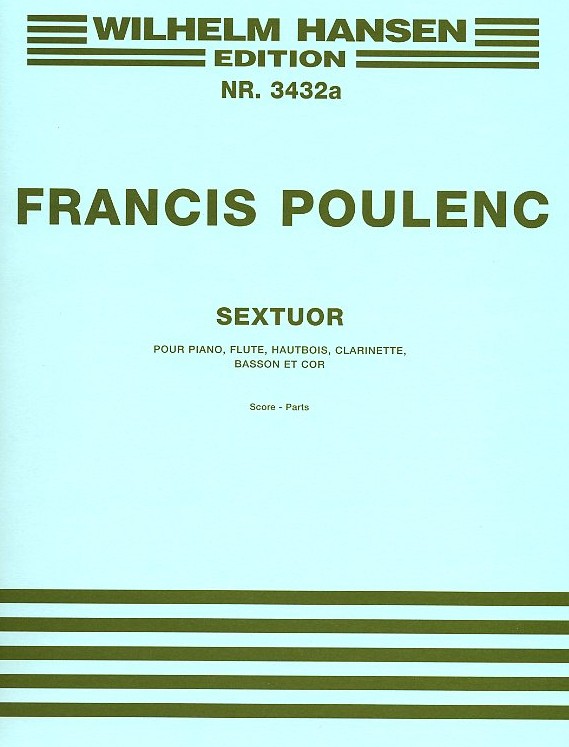 Poulenc: Sextett fr Holzblserquintett<br>+ Klavier / Studienpartitur