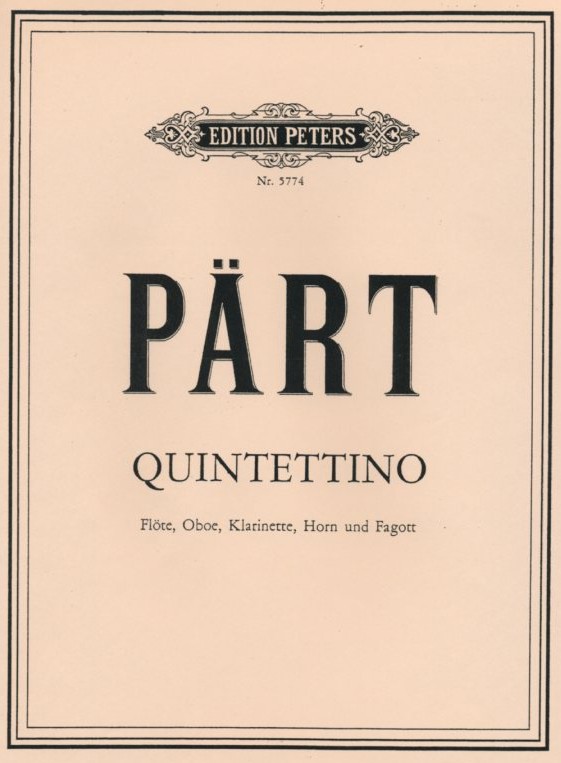 A. Prt: &acute;Quintettino&acute; fr<br>Holzblserquintett - Stimmen