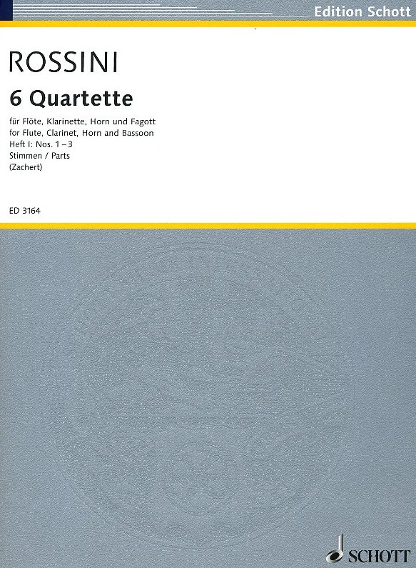 Rossini: Sechs Quartette fr Holzblser<br>Bd. I - No. 1-3