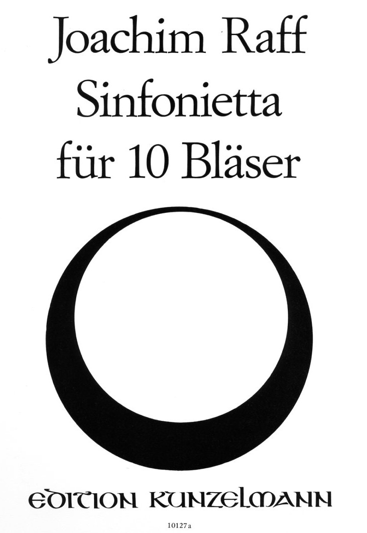 J. Raff: Sinfonietta op. 188 fr<br>10 Holzblser - Stimmen