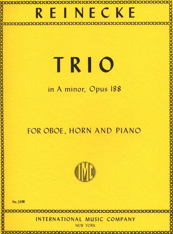 C. Reinecke: Trio a-moll op. 188<br>fr Oboe, Horn + Klavier