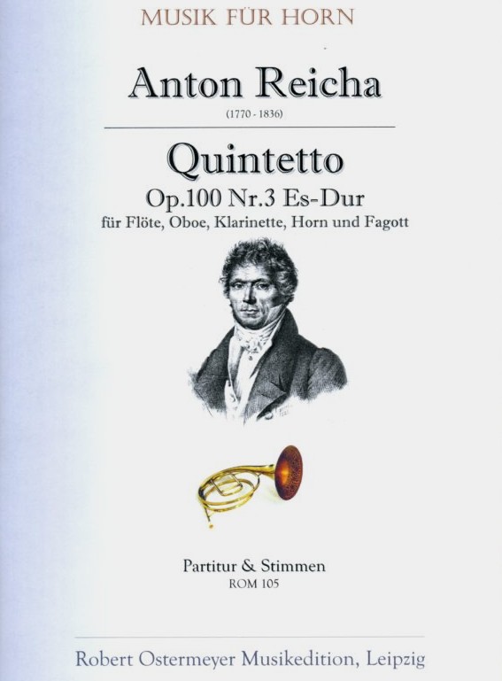 A. Reicha Quintett Es-Dur op. 100/3<br>fr Blserquintett - Stimmen + Partitur