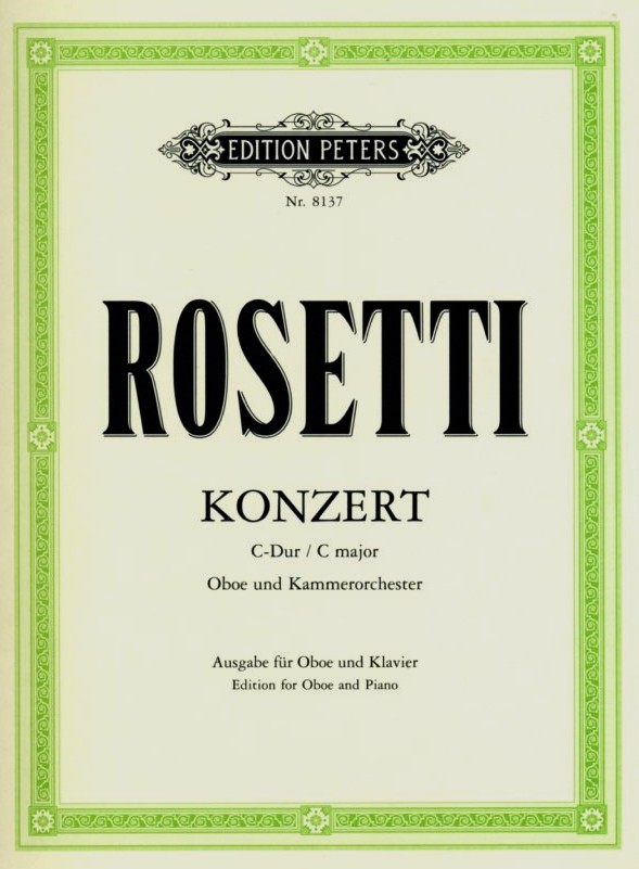 A. Rosetti: Konzert C-Dur fr Oboe +<br>Kammerorchester - KA