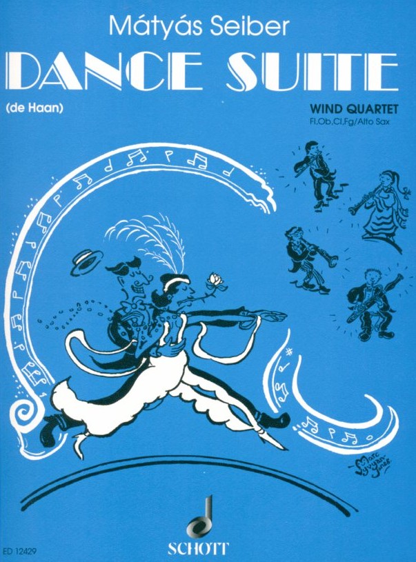 M. Seiber: Dance Suite fr Flte, Oboe,<br>Klarinetrte + Fagott - Stimmen