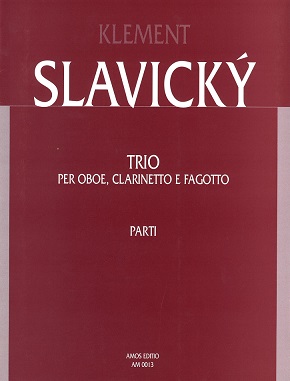 K. Slavicky: Trio fr Oboe, Klarinette<br>+ Fagott - Stimmen