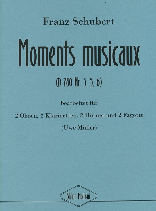 F. Schubert: Moments musicaux<br>(D 780 no.3,5,6) Blseroktett
