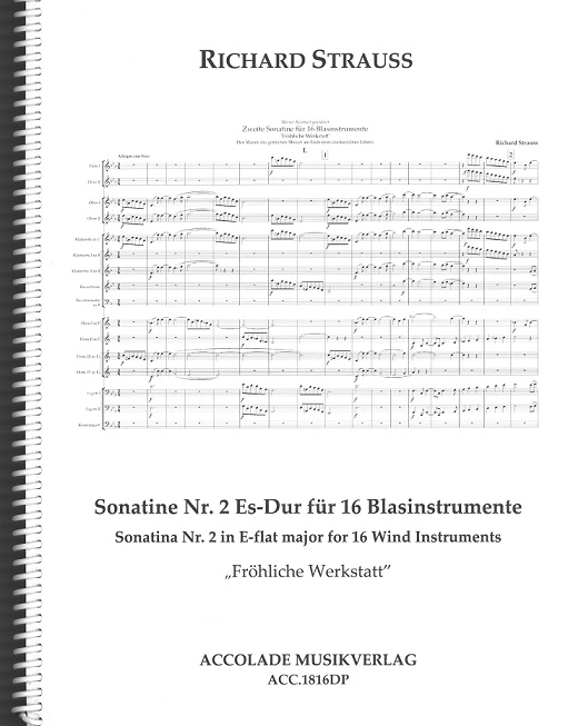 R. Strauss: Sonatine No. 2 Es-Dur<br>"Frhliche Werkstatt" - 16 Blser / Diri