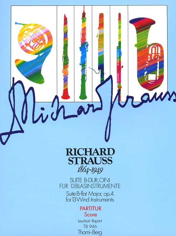 R. Strauss: Suite B-Dur op. 4<br>fr 13 Blser / Partitur