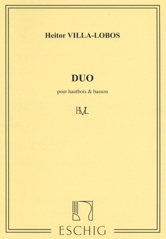 H. Villa-Lobos:<br>Duo fr Oboe + Fagott