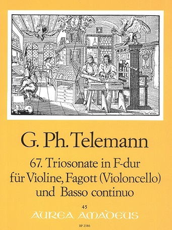 G.Ph. Telemann: 67. Triosonate F-Dur<br>(TWV 42:F1) fr Oboe/Violine +Fagott + B