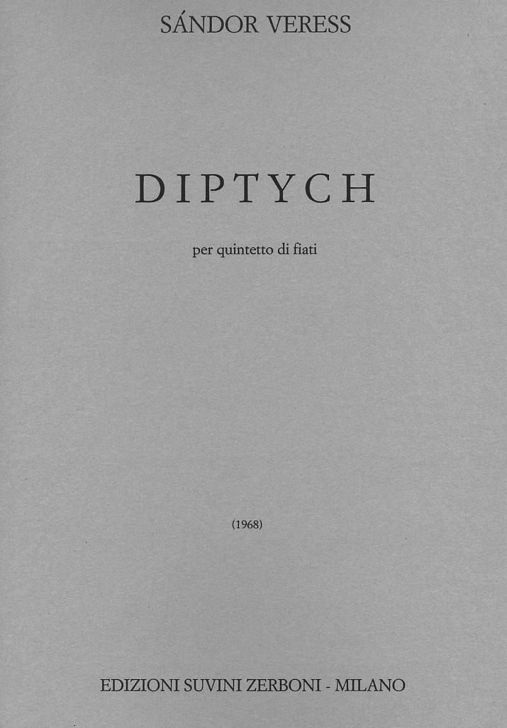 S. Veress(1907-1992): &acute;Diptych&acute; (1968)<br>fr Holzblserquintett / Stimmen