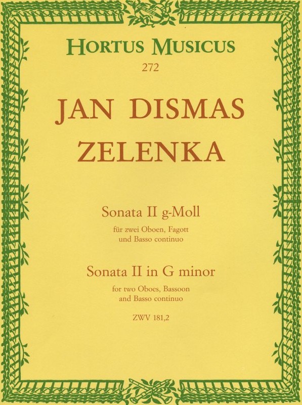 J.D. Zelenka: Triosonate II g-moll<br>fr 2 Oboen, Fagott + BC