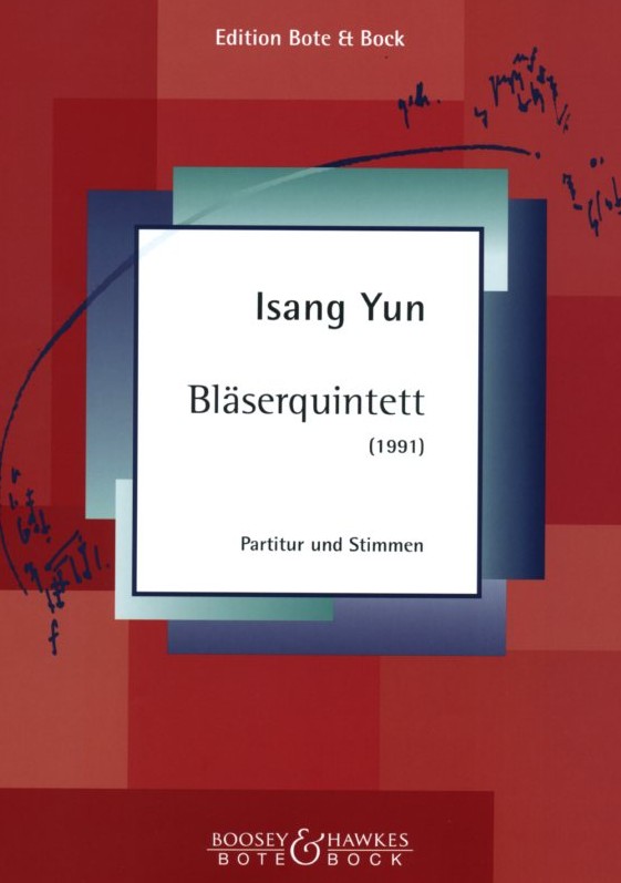 I. Yun: Blserquintett (1991)<br>Partitur + Stimmen