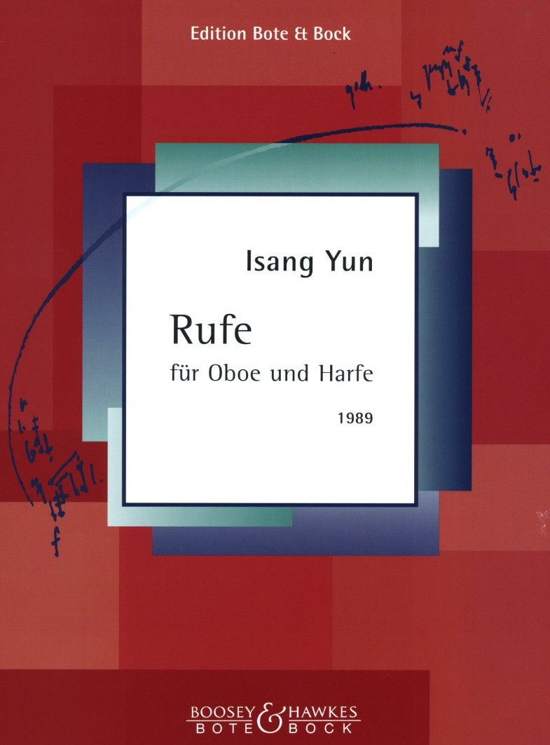 I. Yun: &acute;Rufe&acute; (1989) - fr Oboe + Harfe<br>